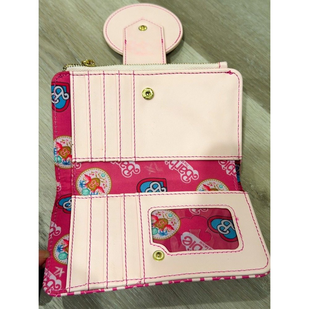 Loungefly Barbie Logo Crossbody Bag & Wallet Set LE Pink Flamingo Barbiecore - Picture 5 of 12